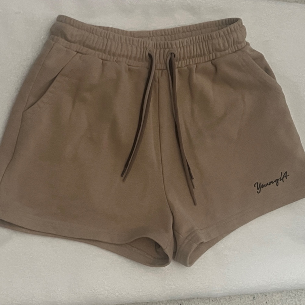 Young & Reckless Brown Athletic Shorts